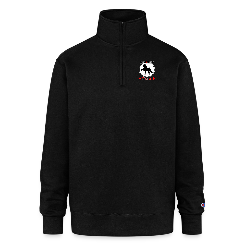 Champion Unisex Quarter Zip Sweatshirt - black
