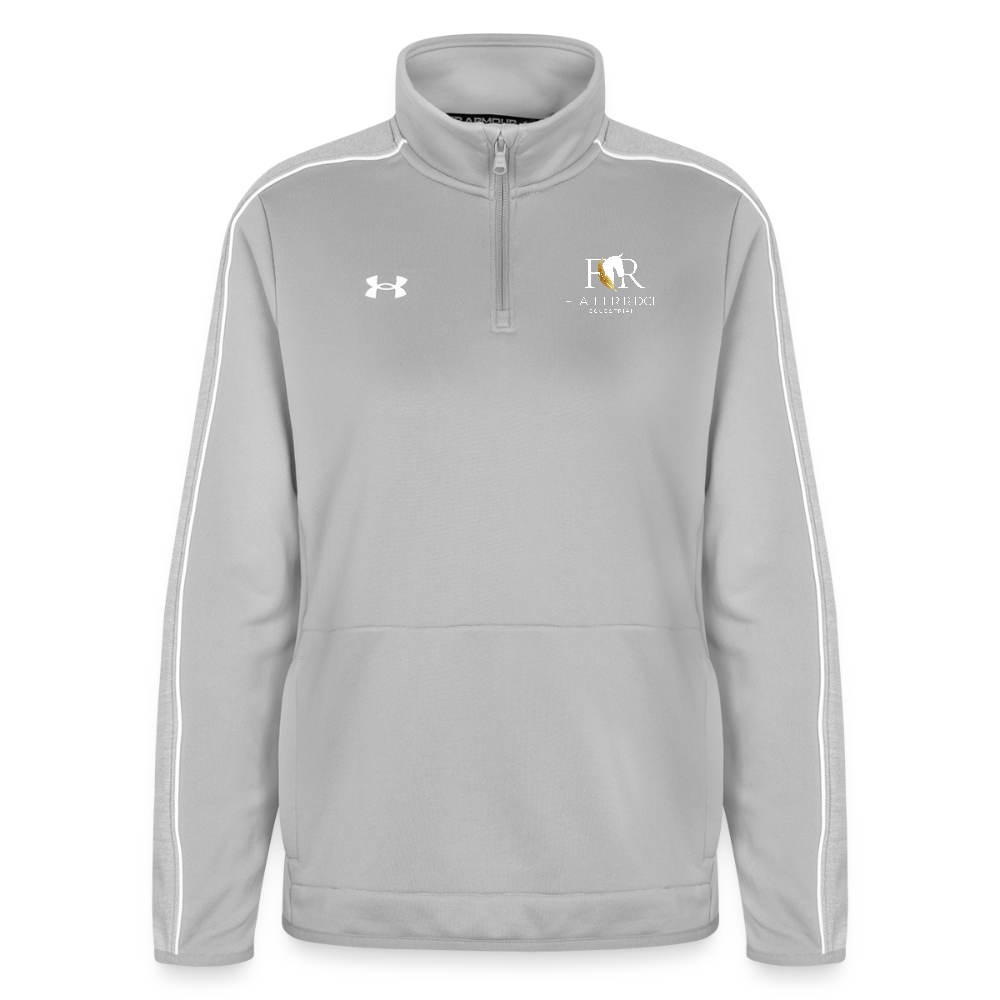 Under Armour Women's Command Quarter Zip 2.0 - light gray