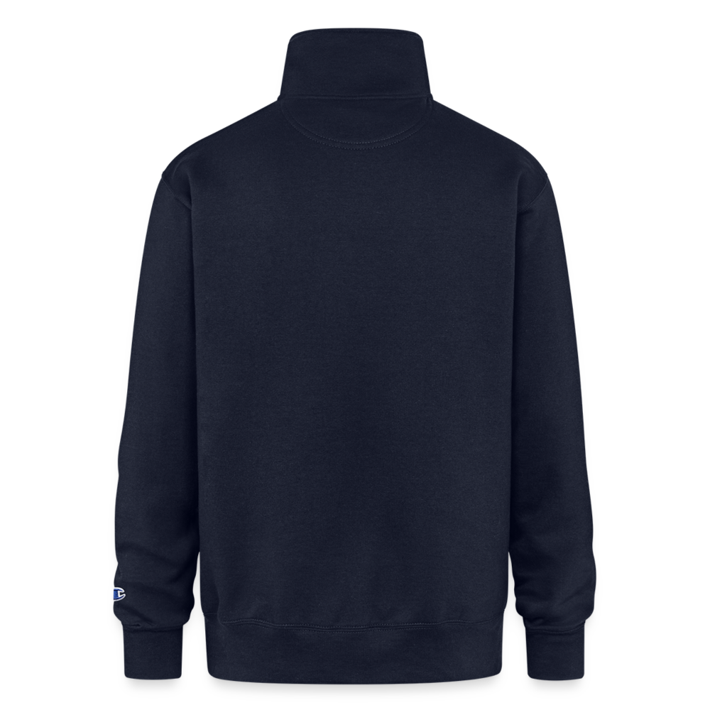 Champion Unisex Quarter Zip Sweatshirt - navy