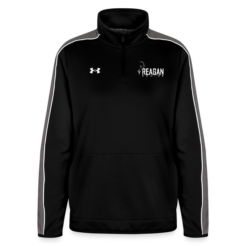 Under Armour Women's Command Quarter Zip 2.0 - black/white