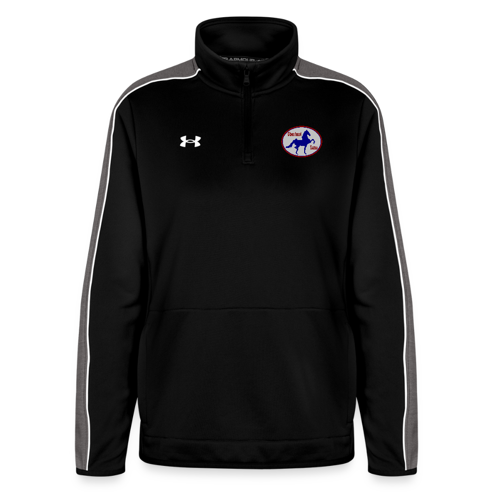 Under Armour Women's Command Quarter Zip 2.0 - black/white