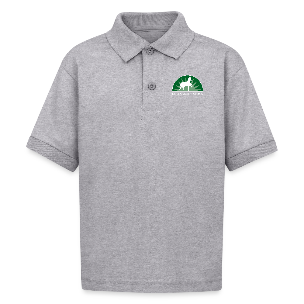 Kids Polo - heather gray