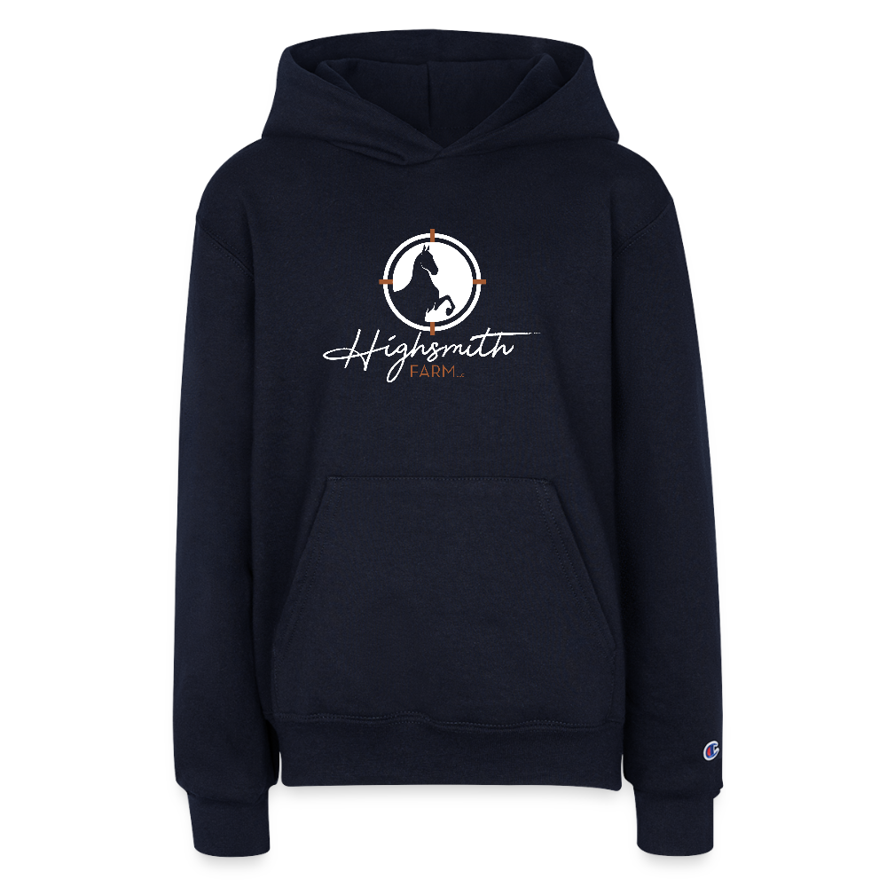Champion Youth Hoodie - navy