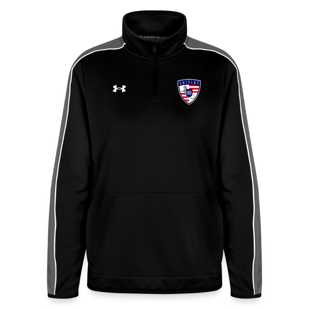 Under Armour Women's Command Quarter Zip 2.0 - black/white