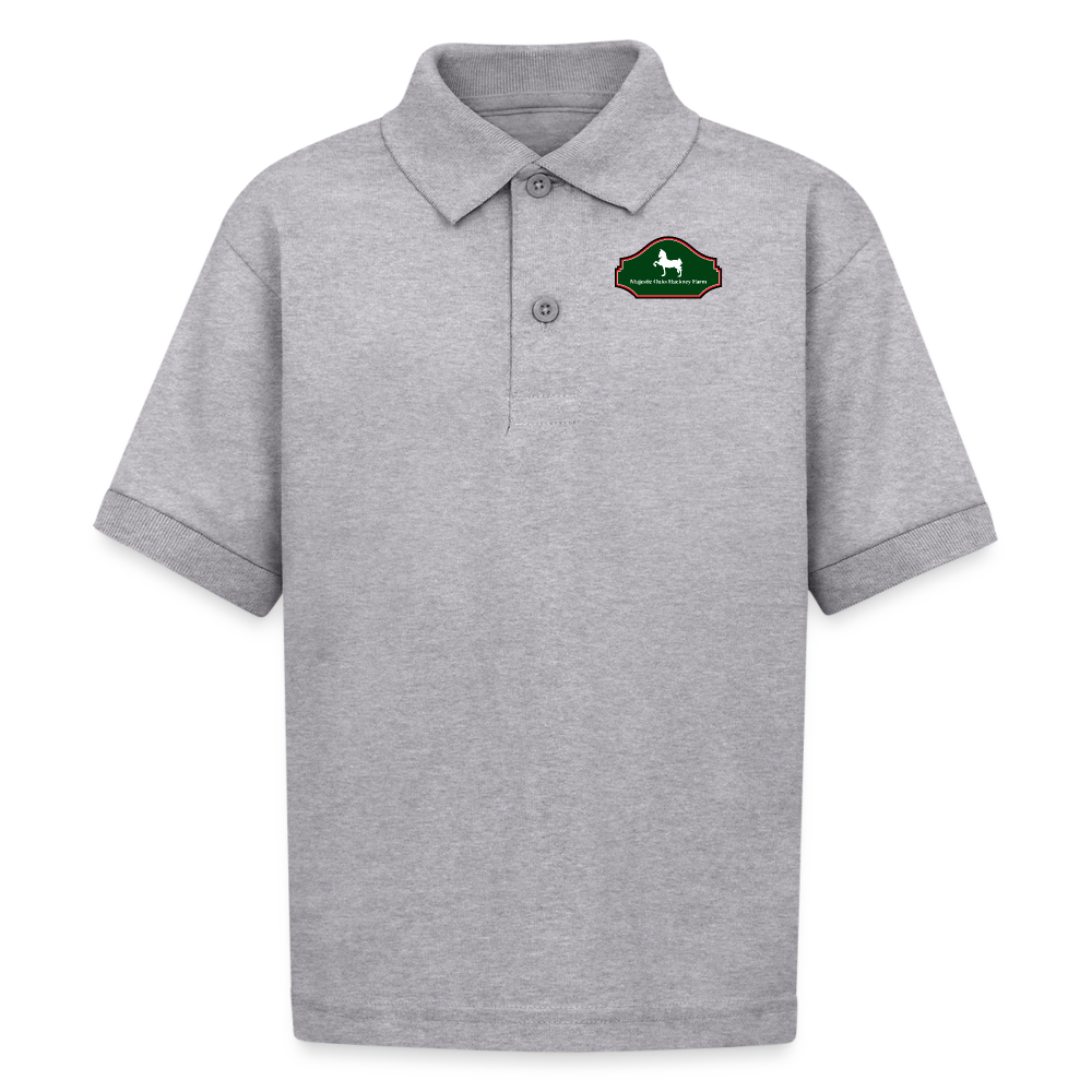 Kids Polo - heather gray