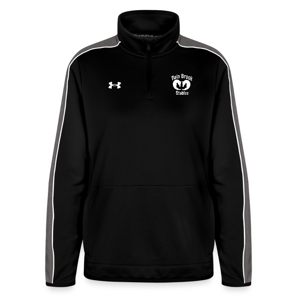 Under Armour Women's Command Quarter Zip 2.0 - black/white