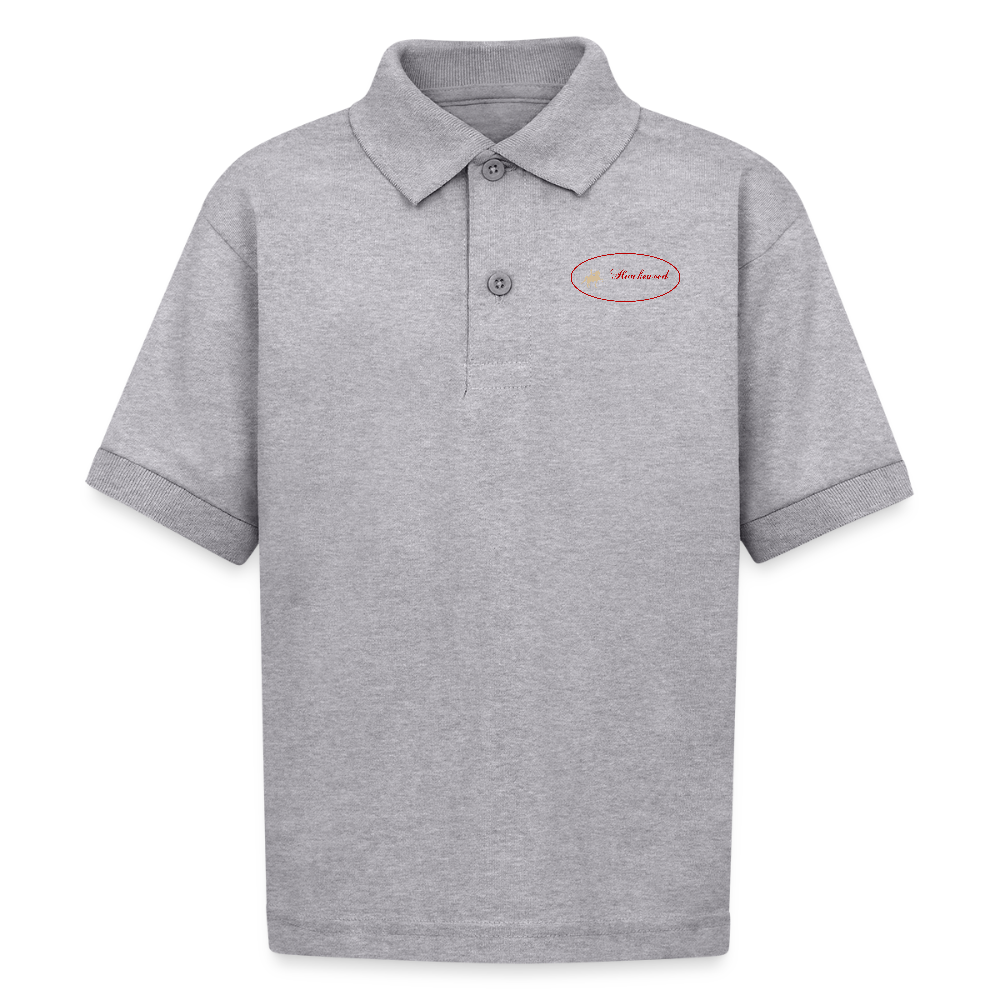 Kids Polo - heather gray