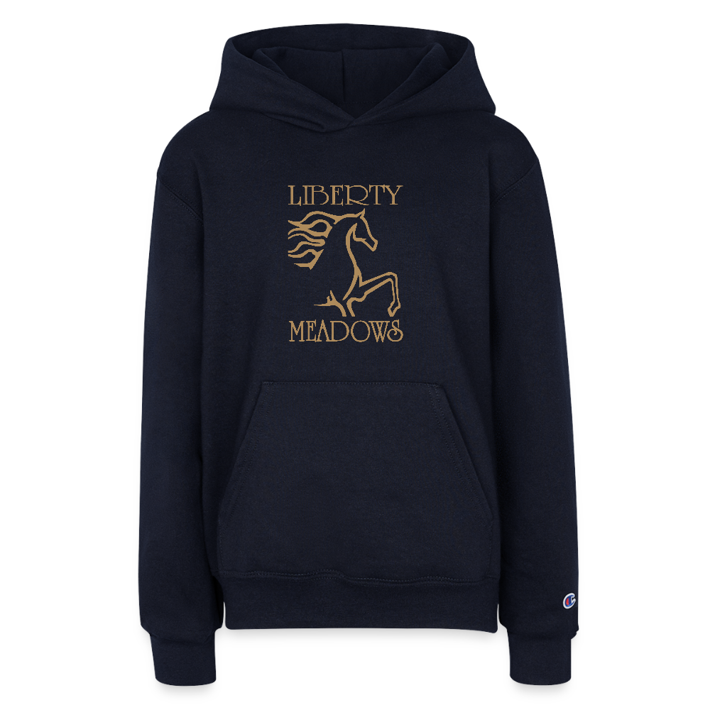 Champion Youth Hoodie - navy