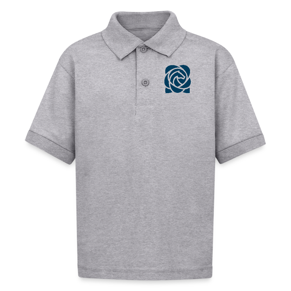 Kids Polo - heather gray