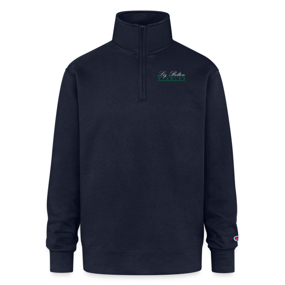 Champion Unisex Quarter Zip Sweatshirt - navy