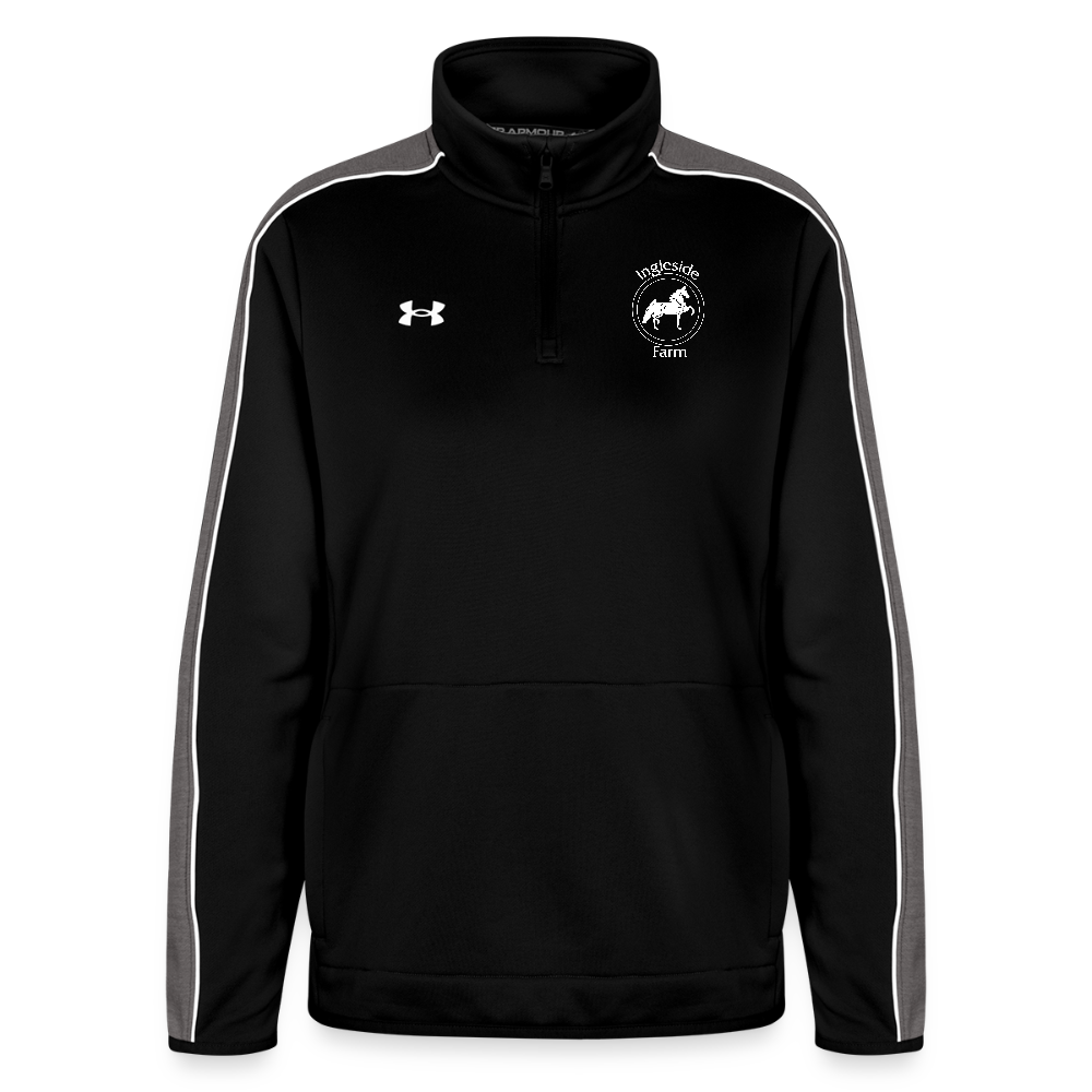 Under Armour Women's Command Quarter Zip 2.0 - black/white