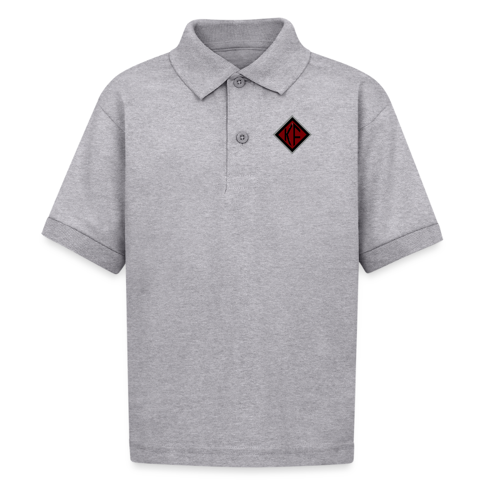 Kids Polo - heather gray