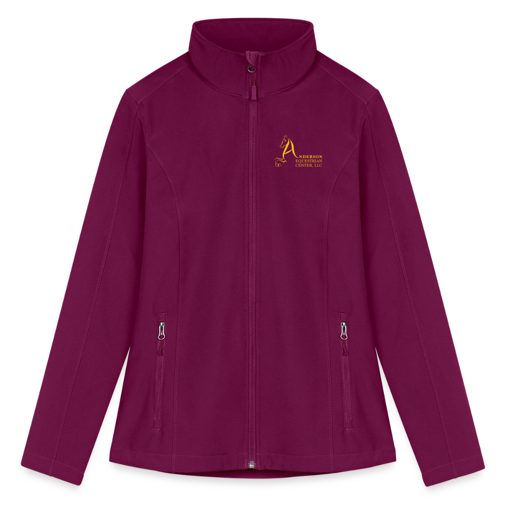 Women’s Soft Shell Jacket - raspberry