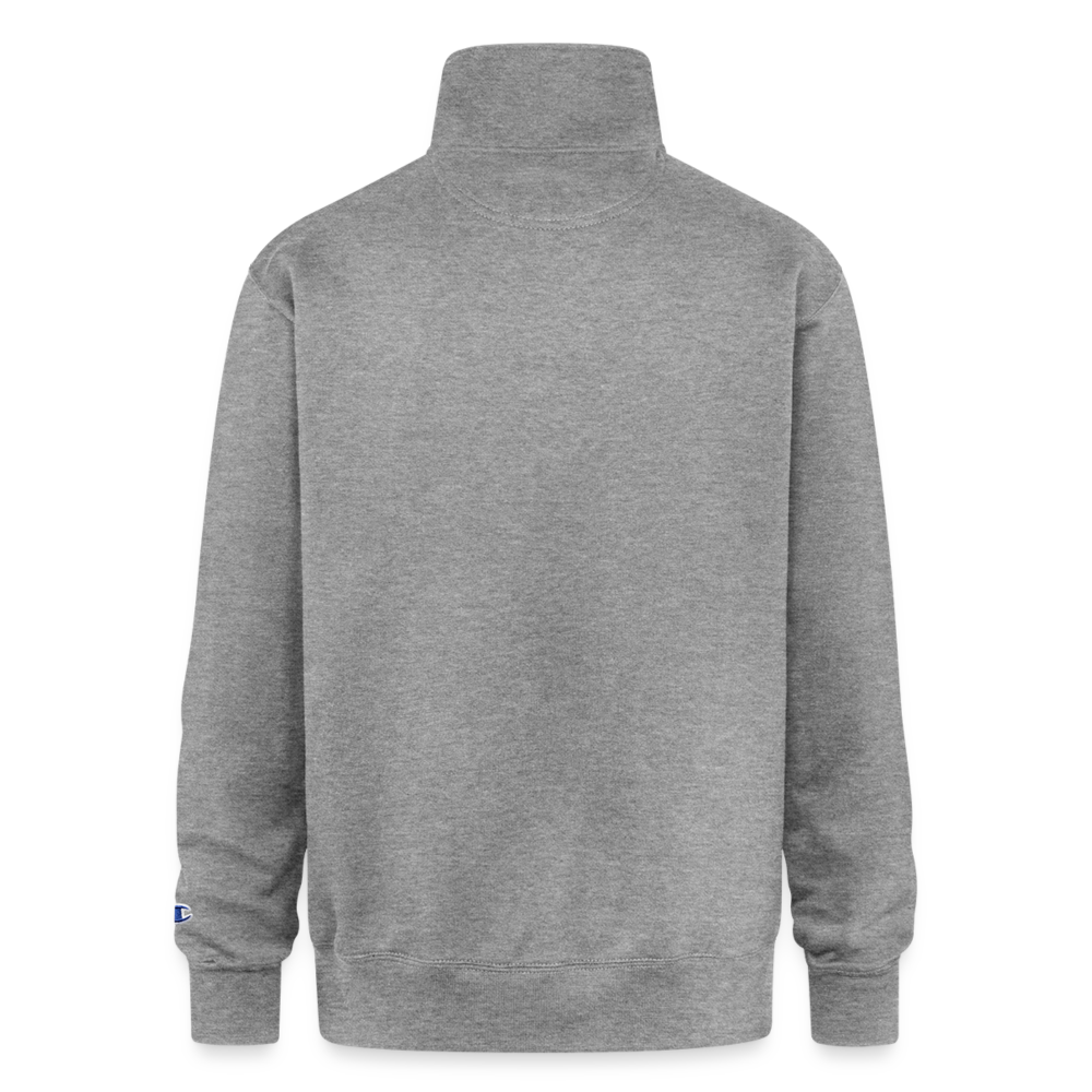 Champion Unisex Quarter Zip Sweatshirt - heather gray