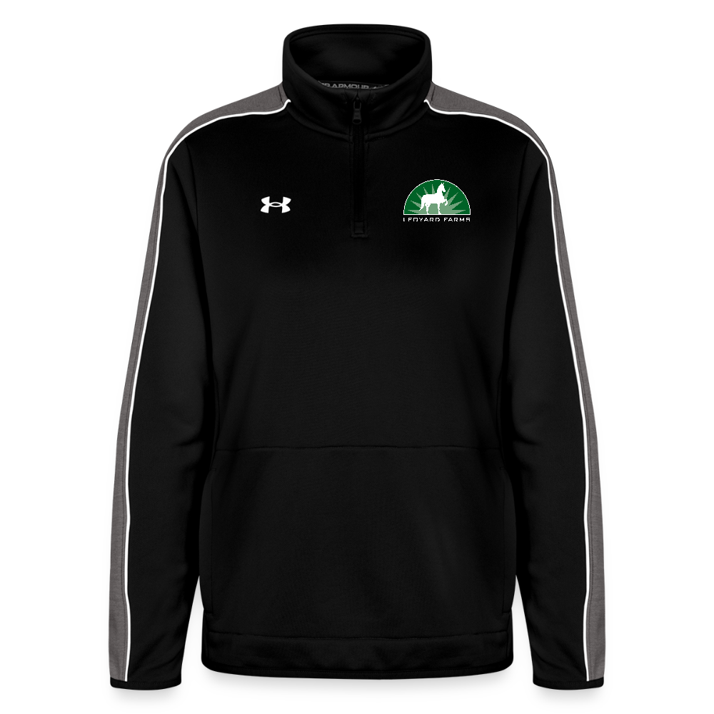 Under Armour Women's Command Quarter Zip 2.0 - black/white