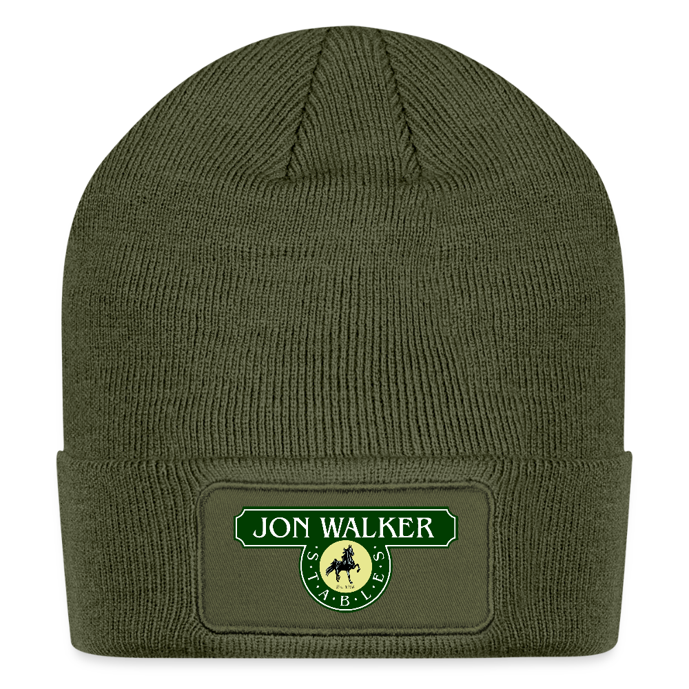 Logo Patch Beanie - olive
