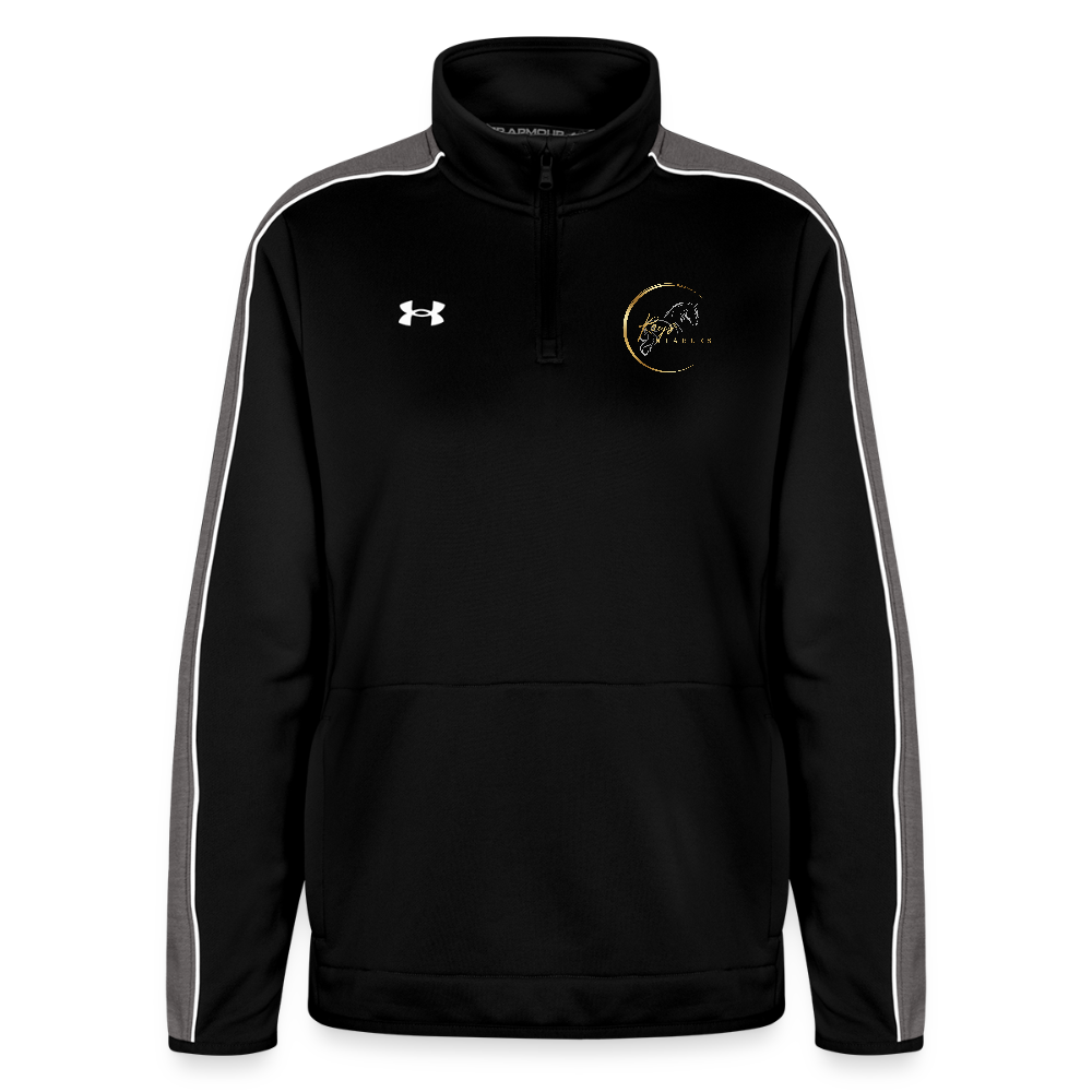 Under Armour Women's Command Quarter Zip 2.0 - black/white