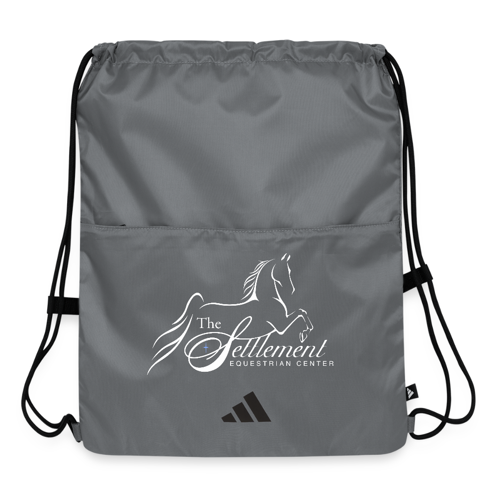 Adidas Drawstring Bag - slate