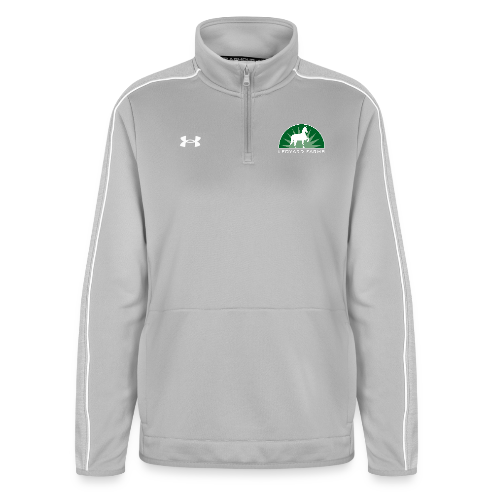 Under Armour Women's Command Quarter Zip 2.0 - light gray