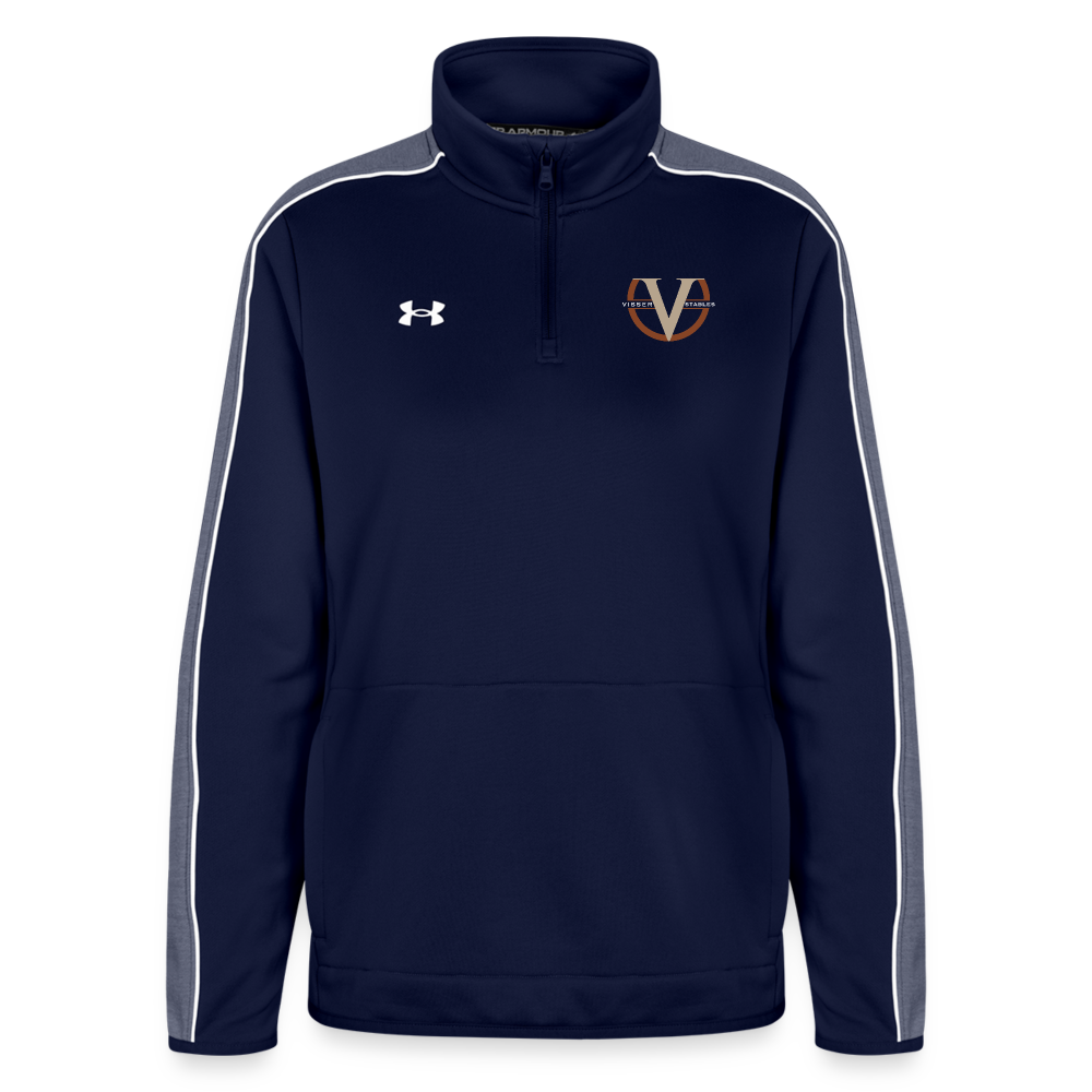 Under Armour Women's Command Quarter Zip 2.0 - navy/white