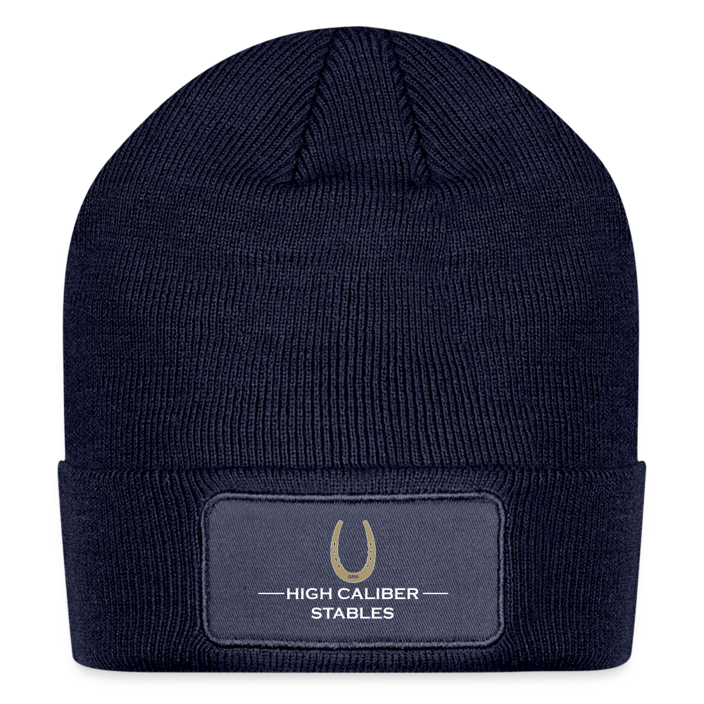 High Caliber Patch Beanie - navy