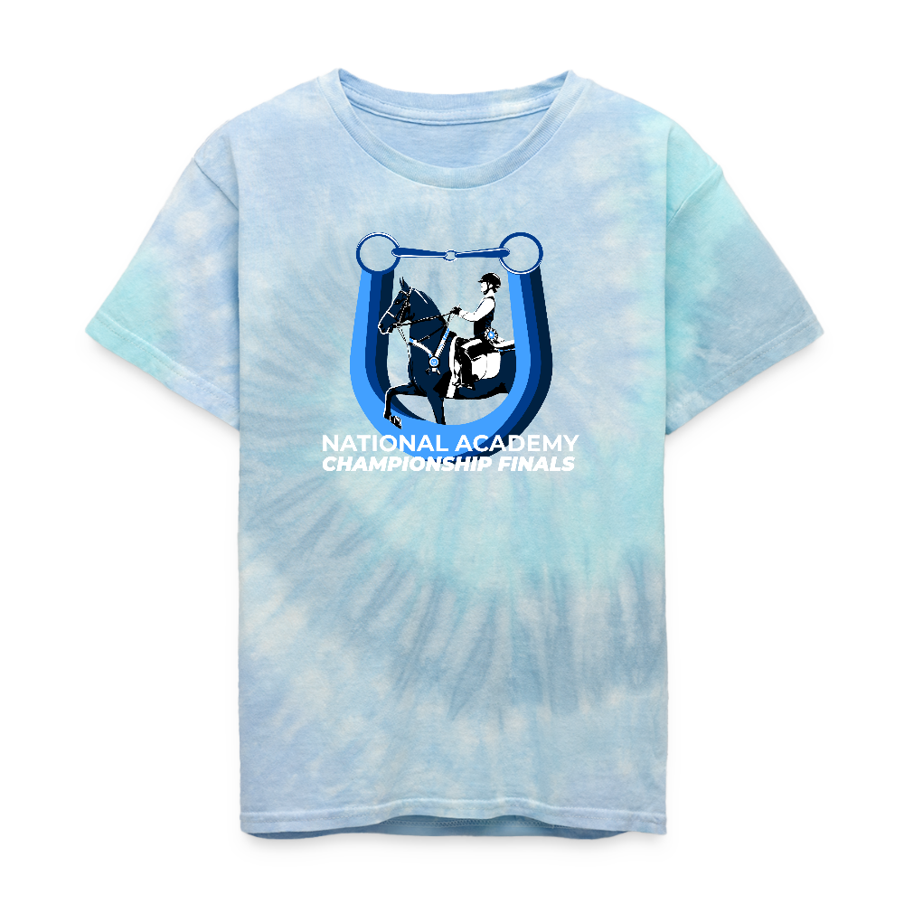 NACF Kid's Tie Dye T-Shirt - blue lagoon