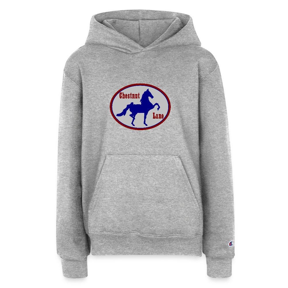Champion Youth Hoodie - heather grey