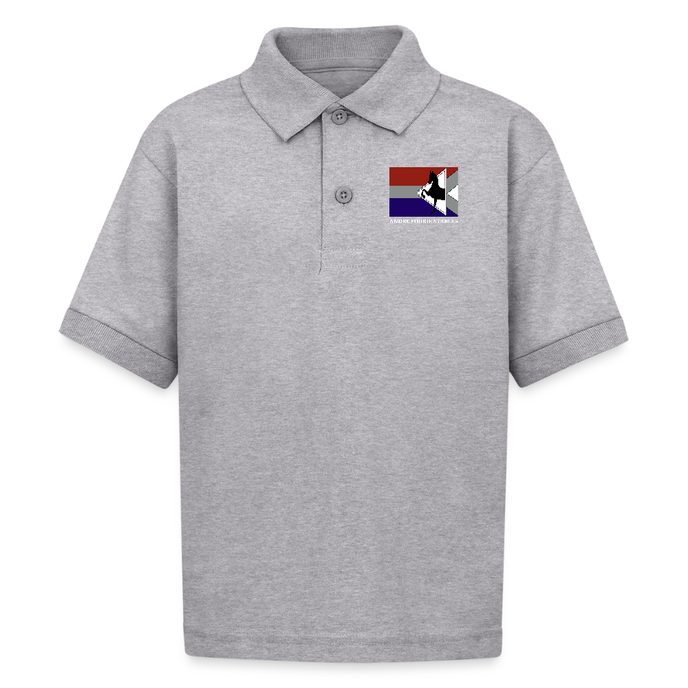 Kids Polo - heather gray