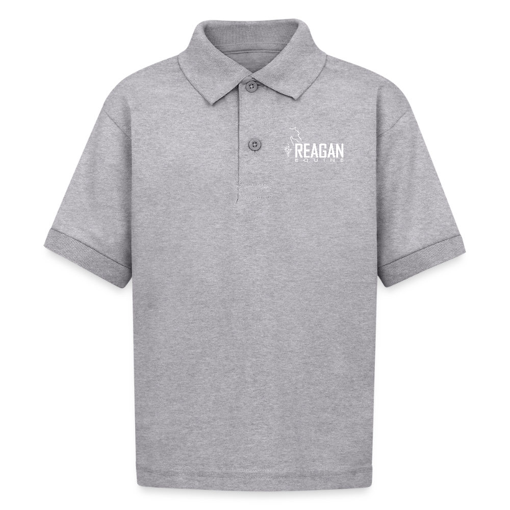 Kids Polo - heather gray