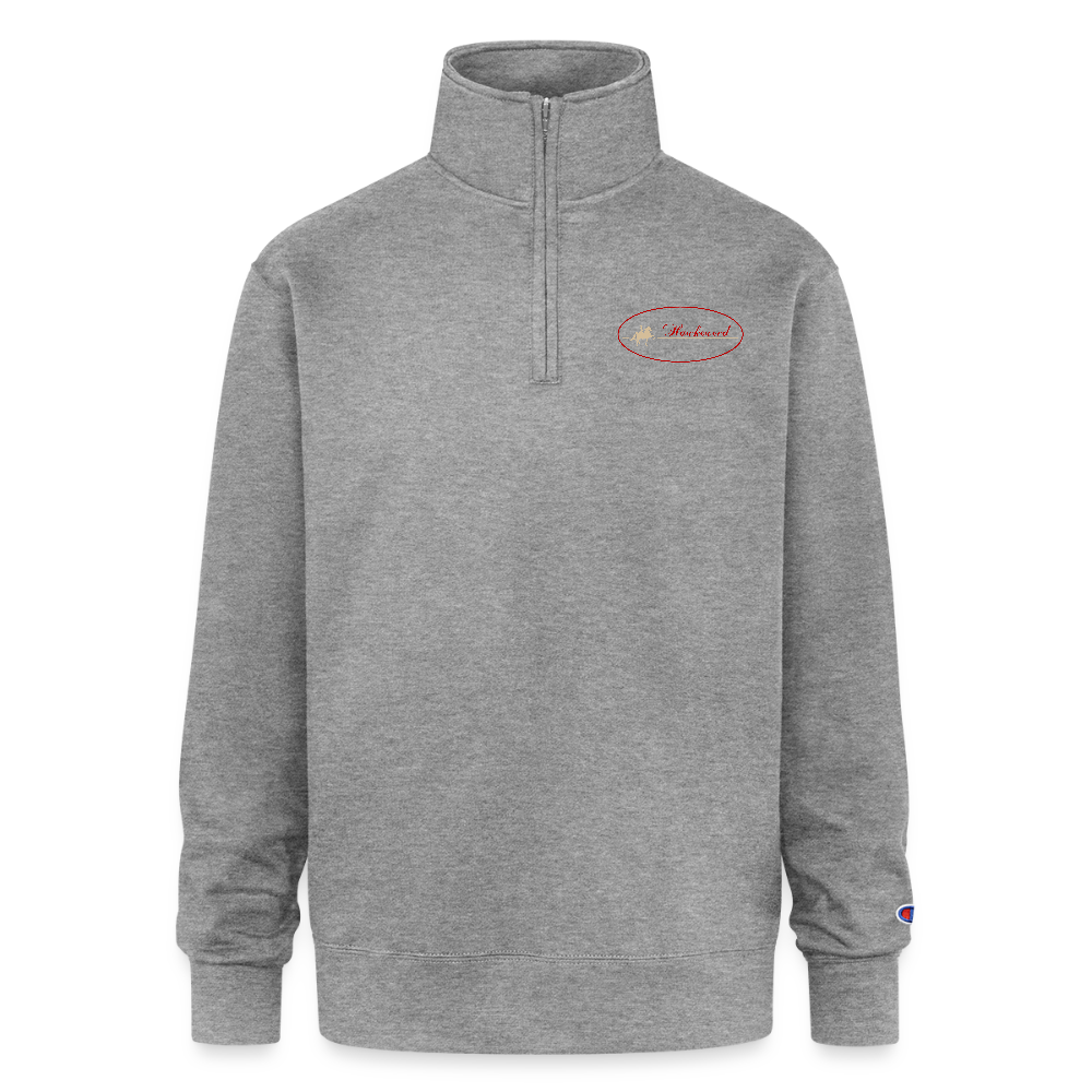 Champion Unisex Quarter Zip Sweatshirt - heather gray
