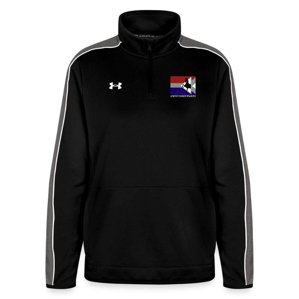 Under Armour Women's Command Quarter Zip 2.0 - black/white