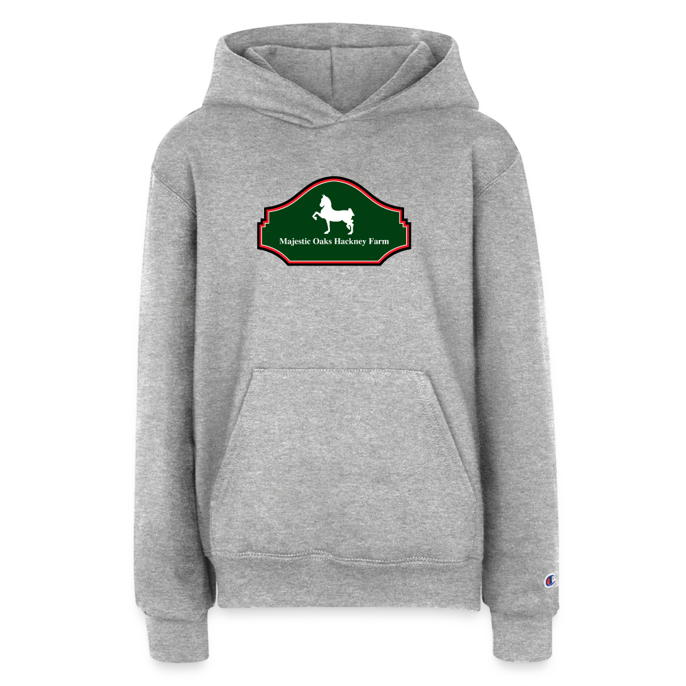 Champion Youth Hoodie - heather grey