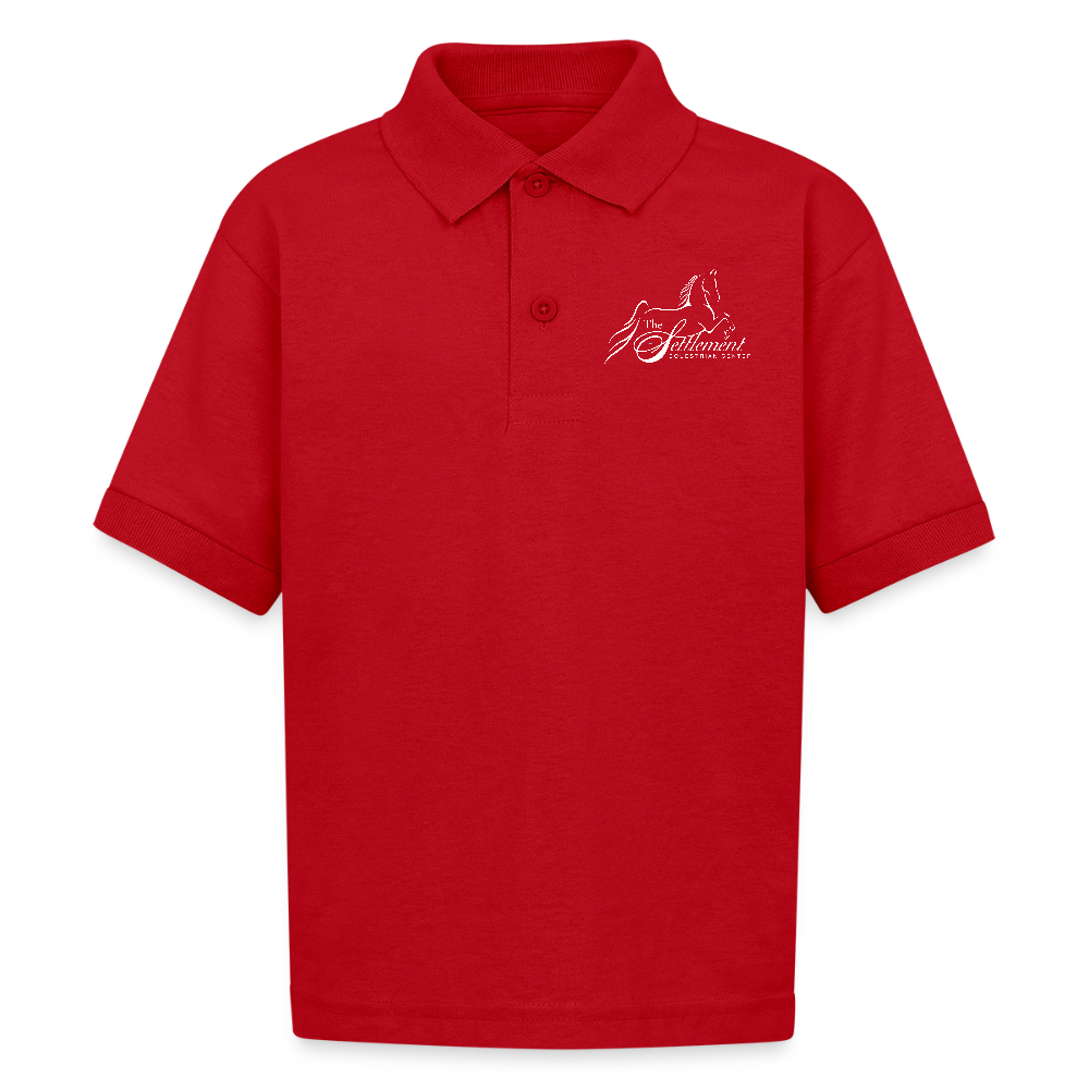Kids Polo - red