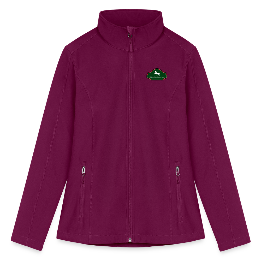 Women’s Soft Shell Jacket - raspberry