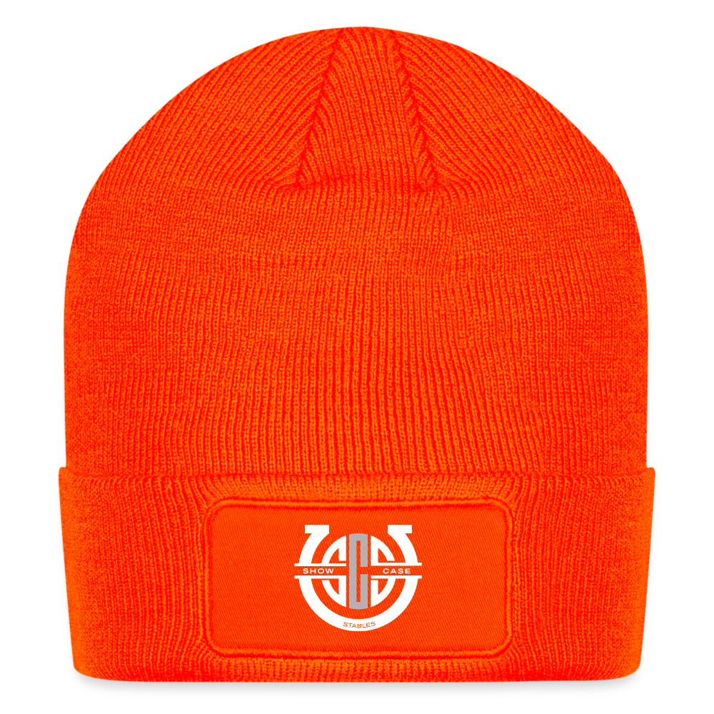 ShowCase Stables Patch Beanie - neon orange