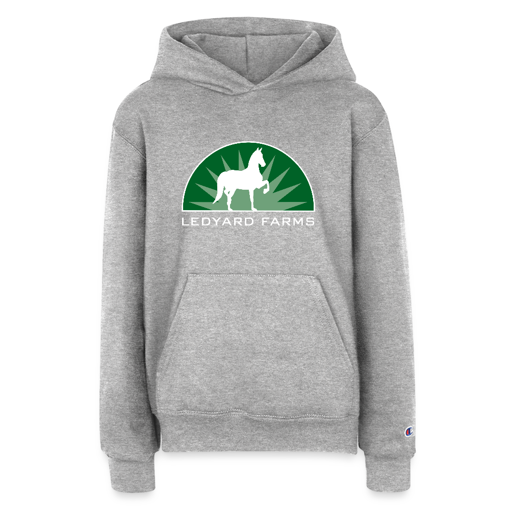 Champion Youth Hoodie - heather grey