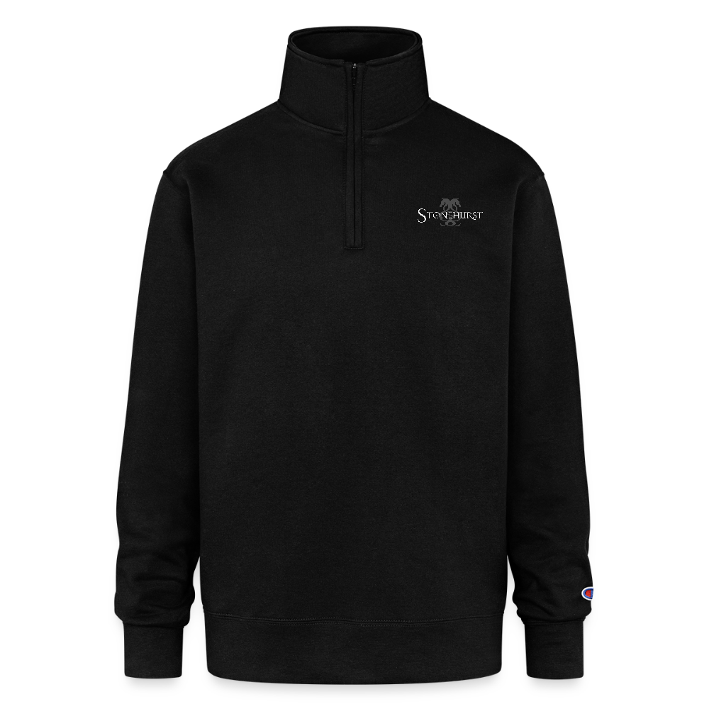 Champion Unisex Quarter Zip Sweatshirt - black