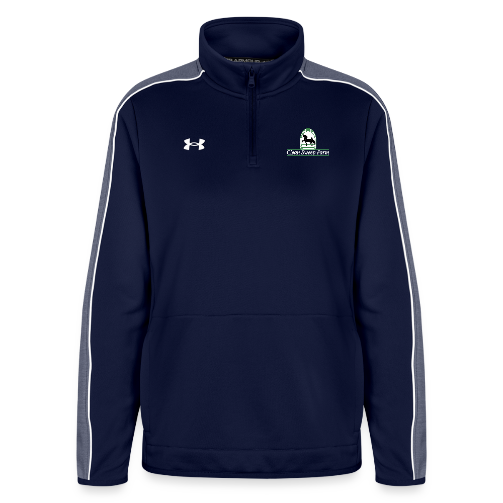 Under Armour Women's Command Quarter Zip 2.0 - navy/white