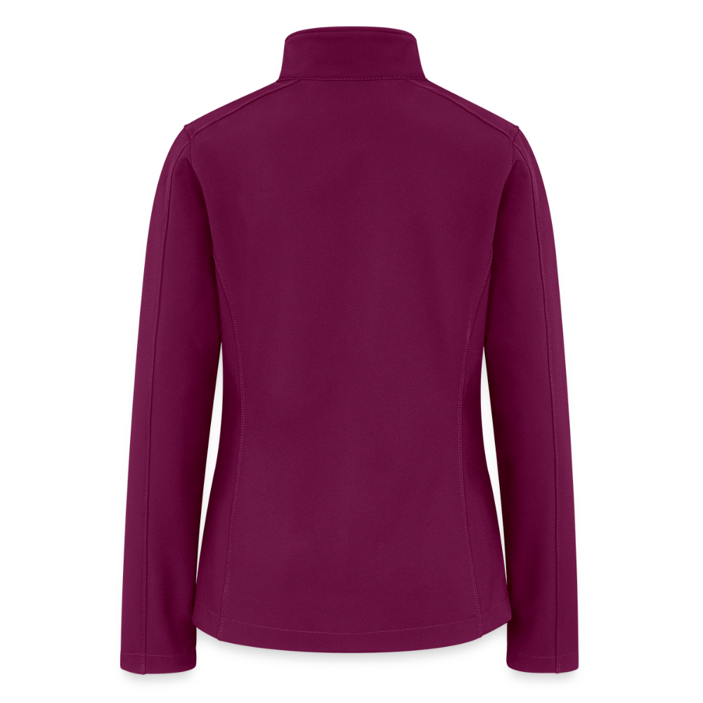 Women’s Soft Shell Jacket - raspberry