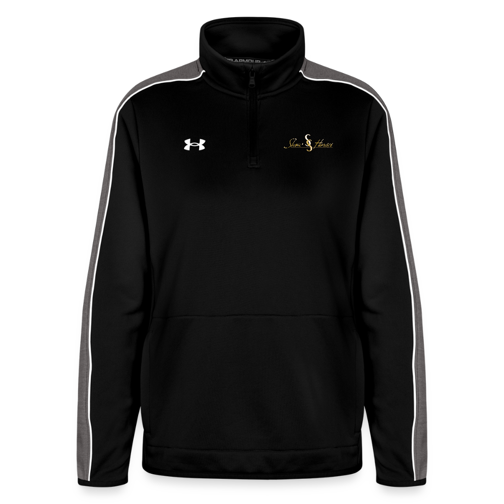 Under Armour Women's Command Quarter Zip 2.0 - black/white