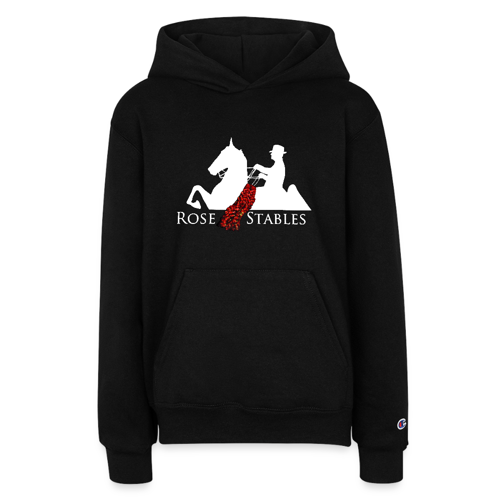 Champion Youth Hoodie - black