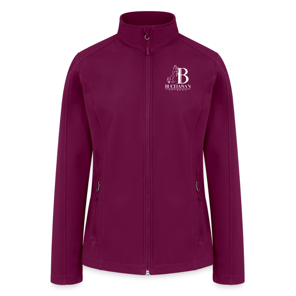 Women’s Soft Shell Jacket - raspberry