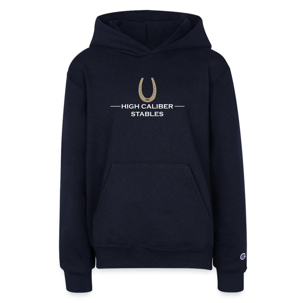 Champion Youth Hoodie - navy