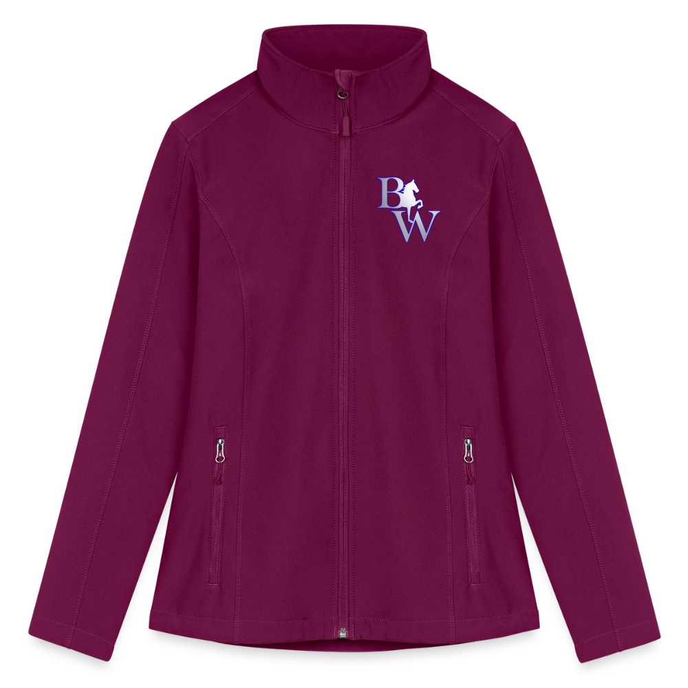 Women’s Soft Shell Jacket - raspberry