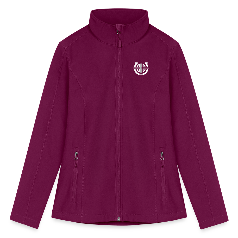 ShowCase Stables Women’s Soft Shell Jacket - raspberry