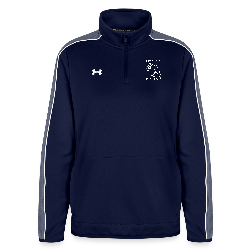 Under Armour Women's Command Quarter Zip 2.0 - navy/white