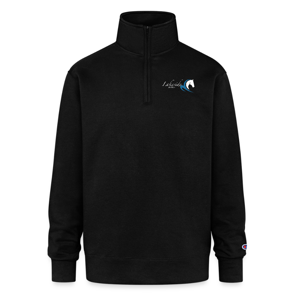 Champion Unisex Quarter Zip Sweatshirt - black