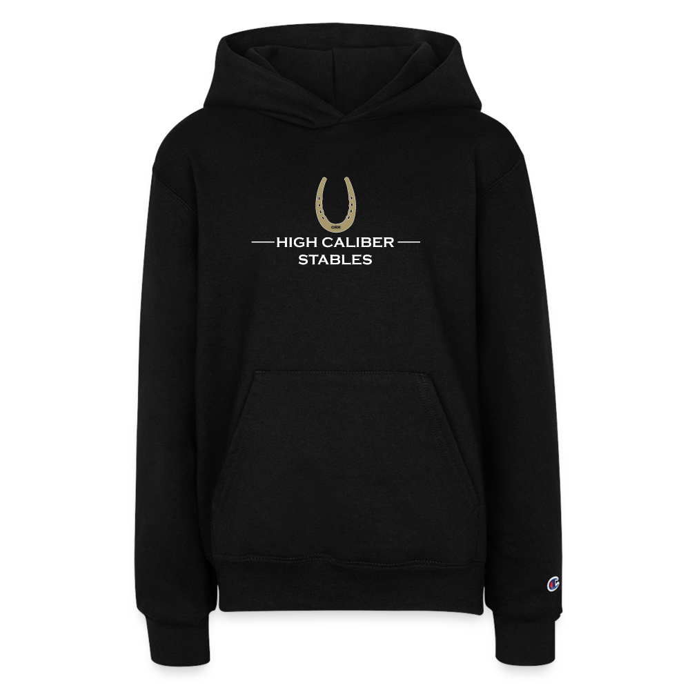 Champion Youth Hoodie - black