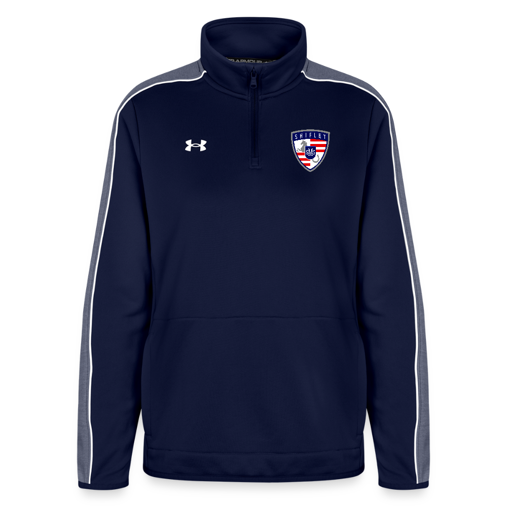 Under Armour Women's Command Quarter Zip 2.0 - navy/white