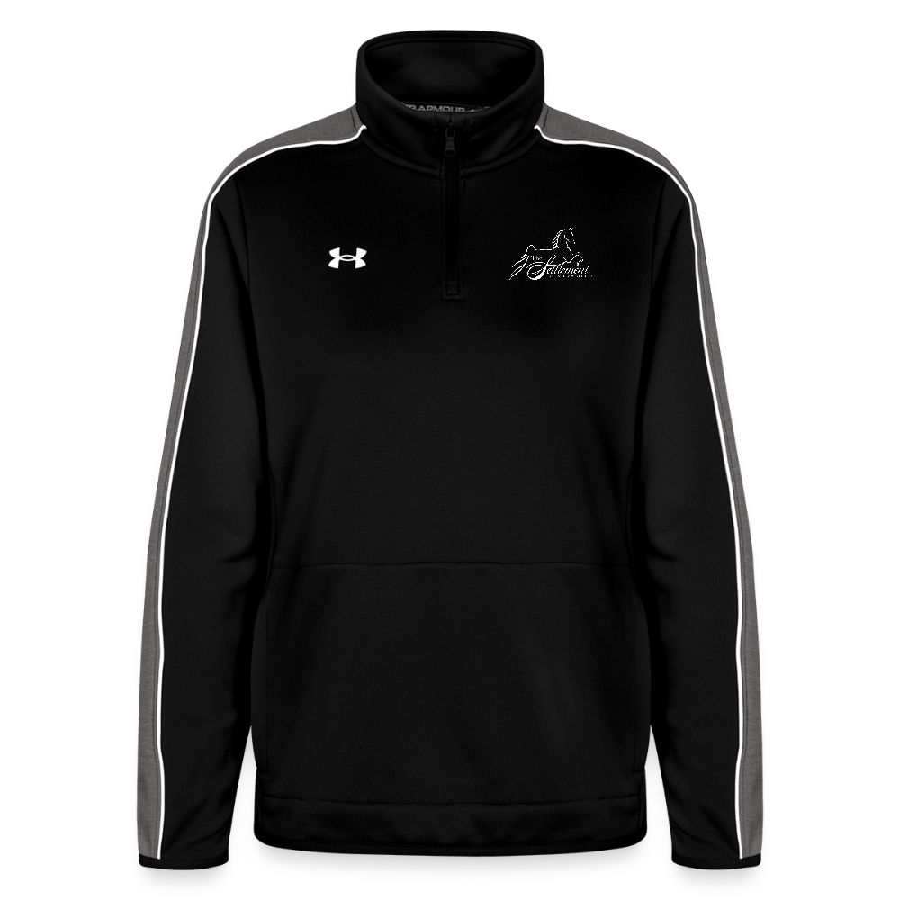 Under Armour Women's Command Quarter Zip 2.0 - black/white